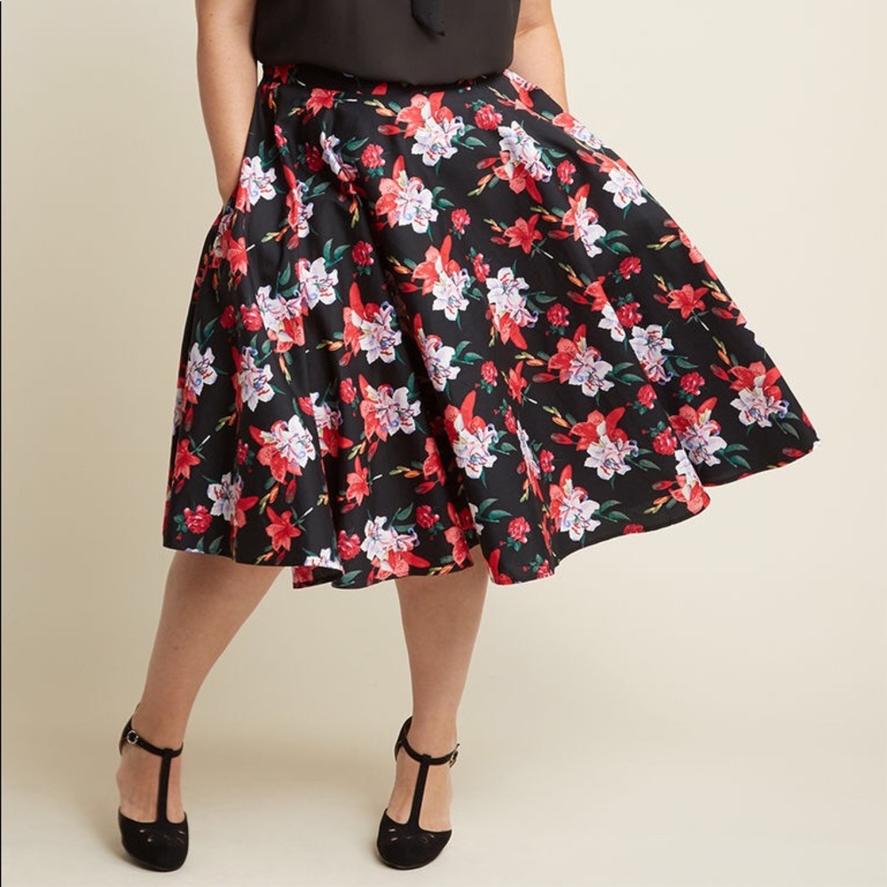 Hell Bunny Sophistication on Standby Skirt